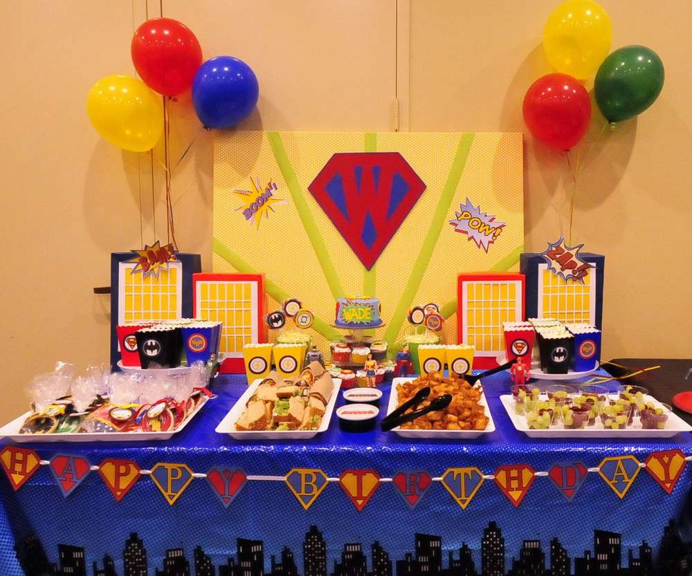 Justice League Birthday Party Ideas
 Justice League Birthday Party Ideas