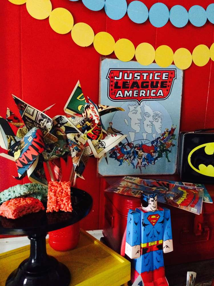 Justice League Birthday Party Ideas
 Justice League Superhero Birthday Party Ideas