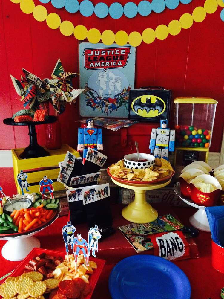 Justice League Birthday Party Ideas
 Justice League Superhero Birthday Party Ideas