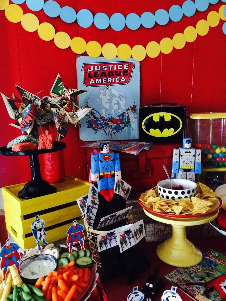 Justice League Birthday Party Ideas
 Justice League Superhero Birthday Party Ideas