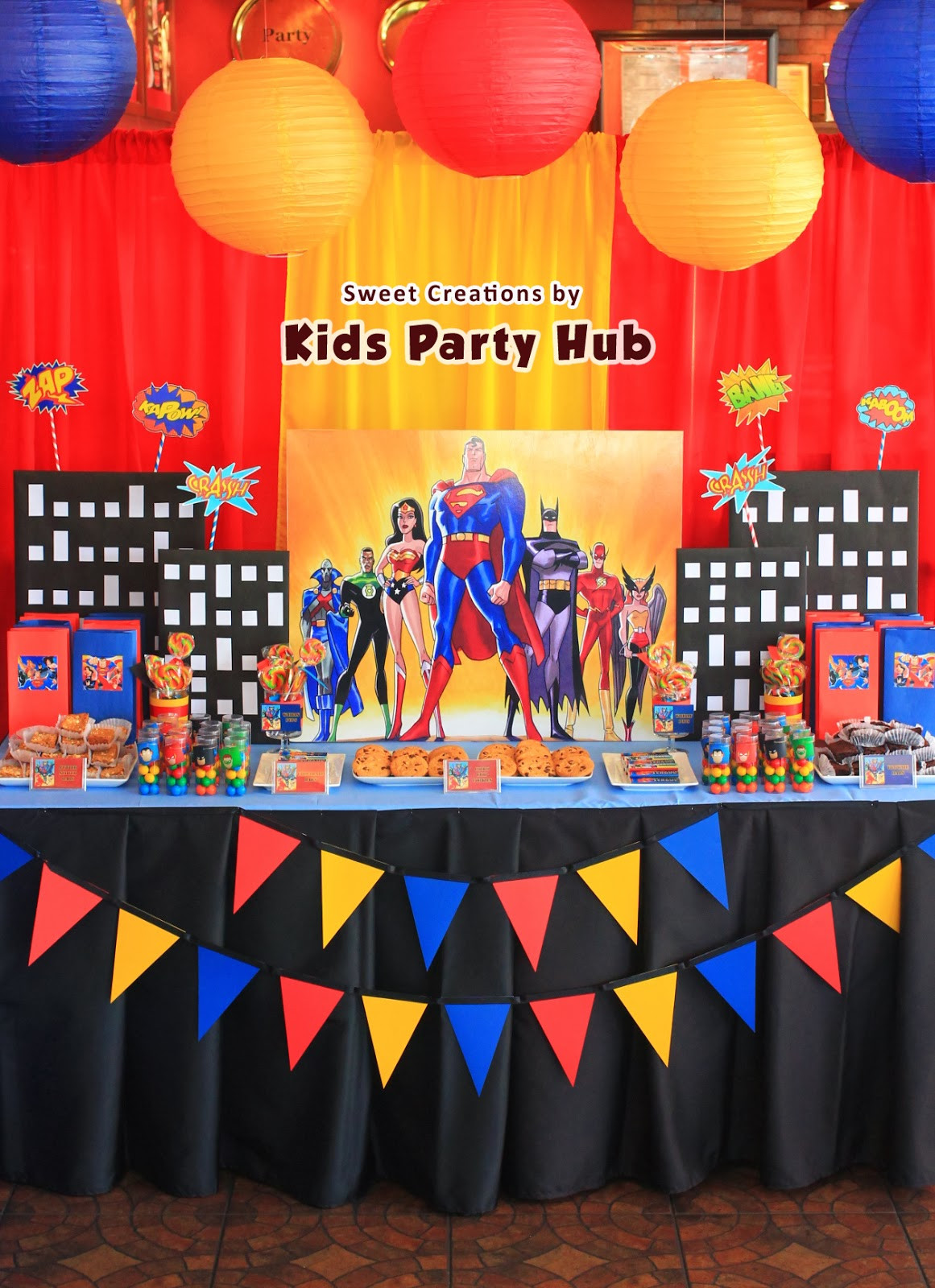 Justice League Birthday Party Ideas
 Kids Party Hub Justice League Themed Birthday Party