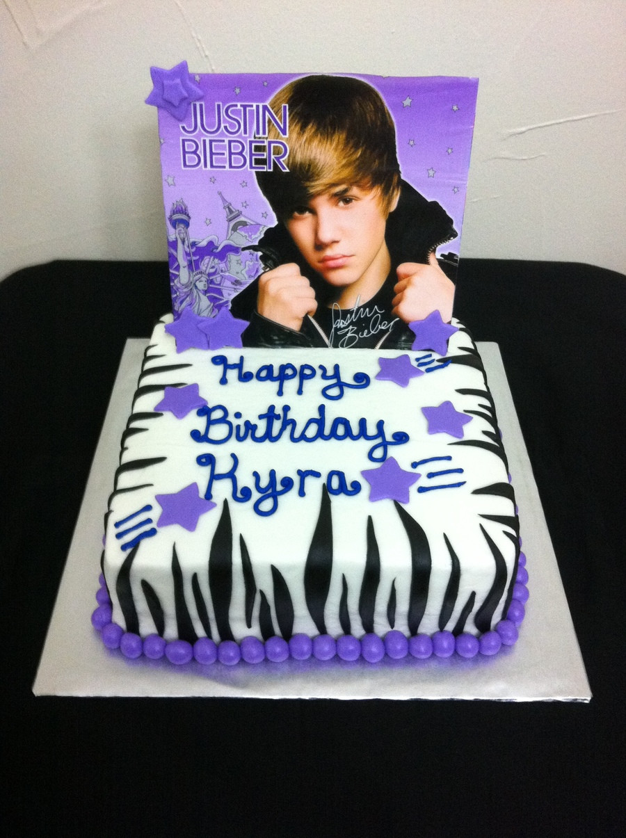 Justin Bieber Birthday Cake
 Justin Bieber Birthday Cake CakeCentral