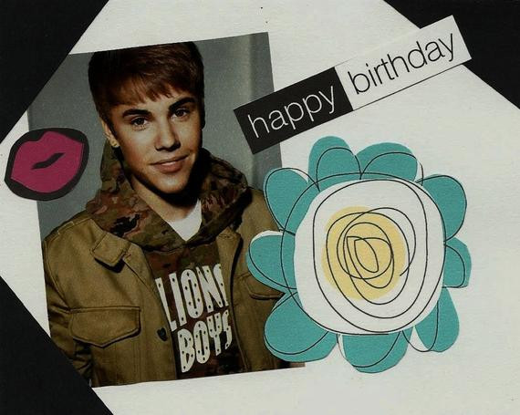 Justin Bieber Birthday Card
 Etsy Your place to and sell all things handmade