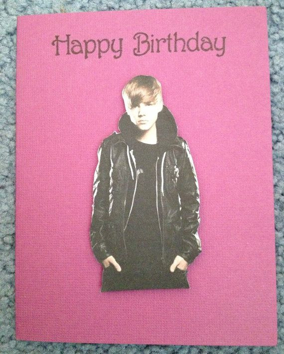 Justin Bieber Birthday Card
 Justin Bieber Birthday card