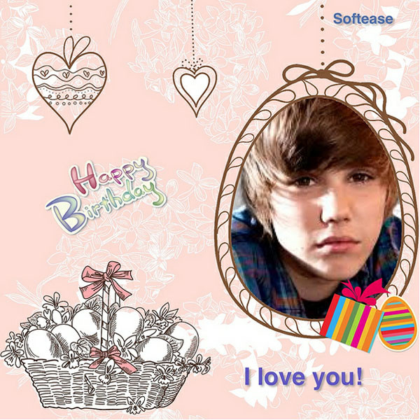 Justin Bieber Birthday Card
 Five most creative Justin Bieber birthday card
