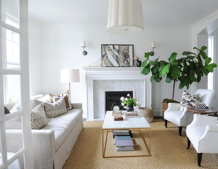 Jute Rug Living Room
 Linen White Living Room – Modern House
