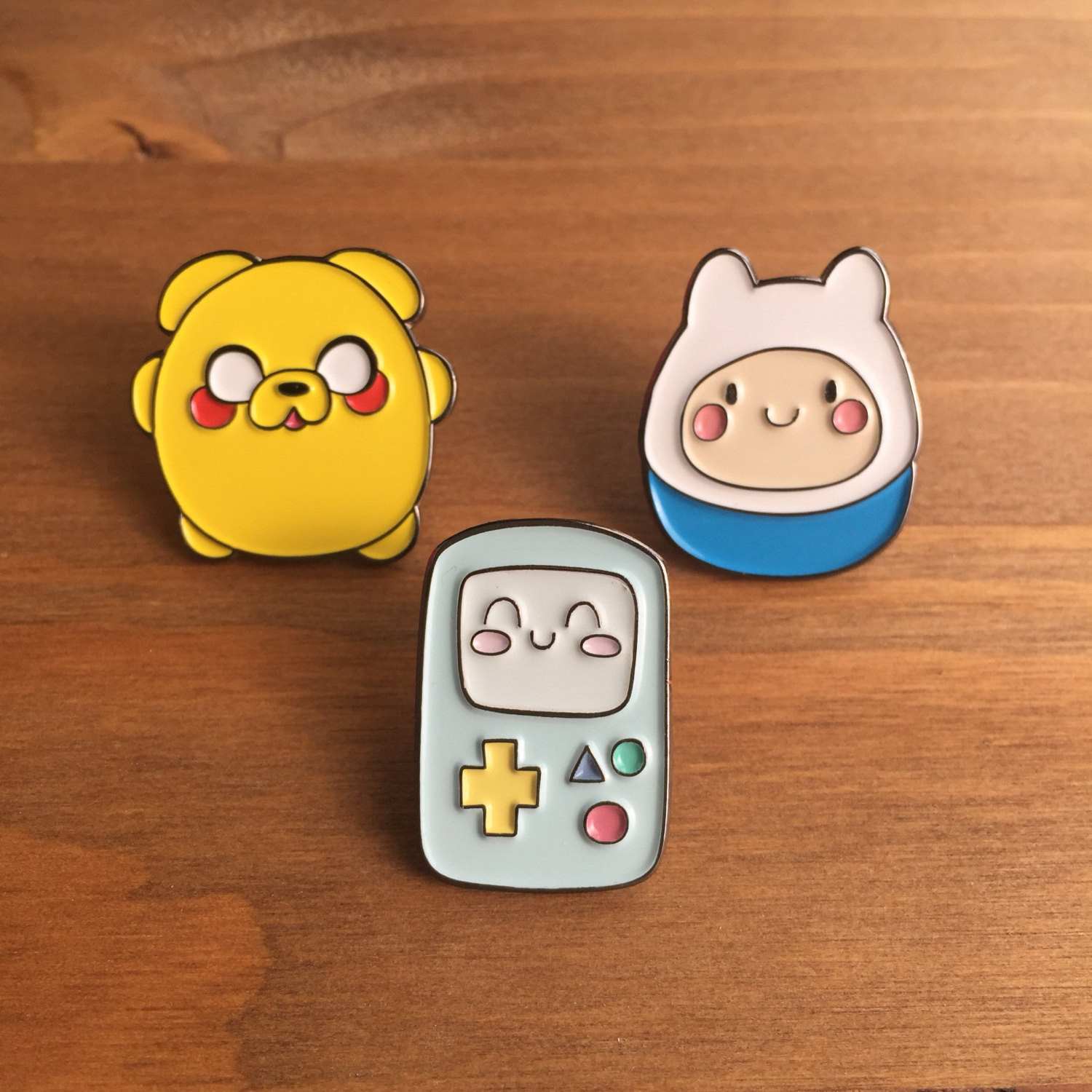 Kawaii Pins
 Enamel Pins Adventure Time Pin Set of 3 Lapel Pin Kawaii