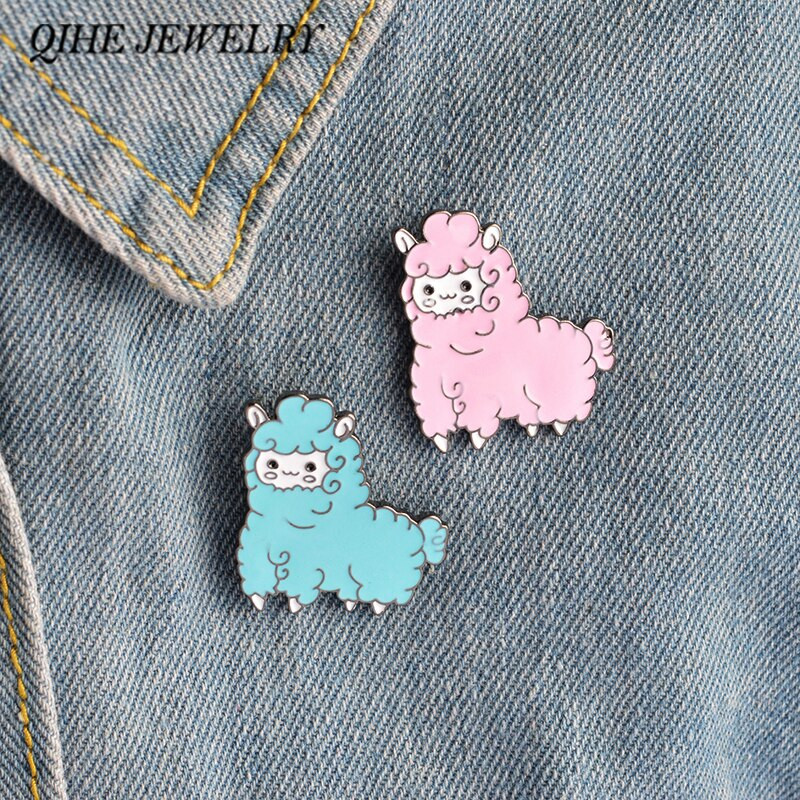 Kawaii Pins
 Aliexpress Buy QIHE JEWELRY Kawaii Animal Alpaca