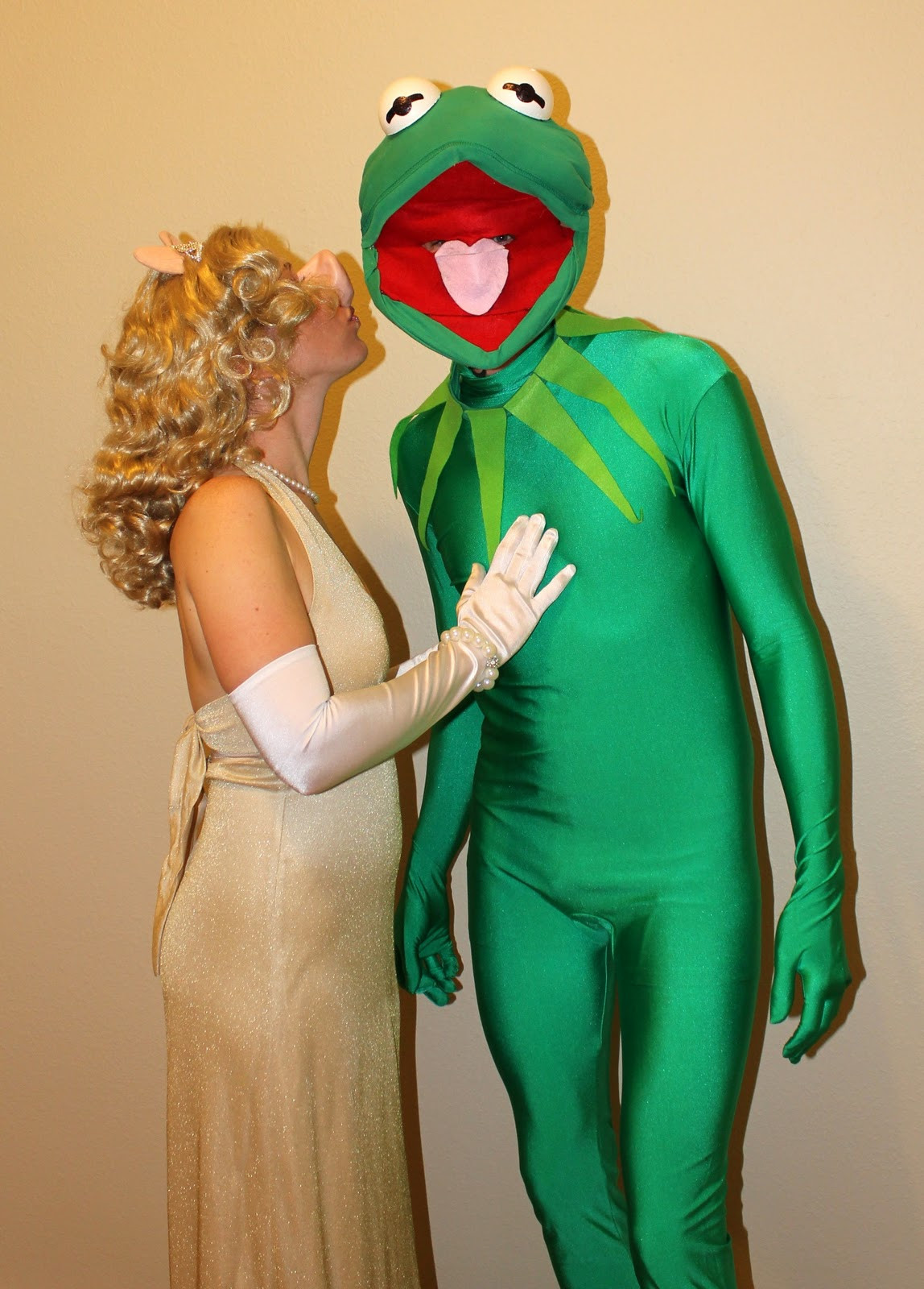 Kermit Costume DIY
 The Wooster Roost Halloween Homemade Kermit Costume