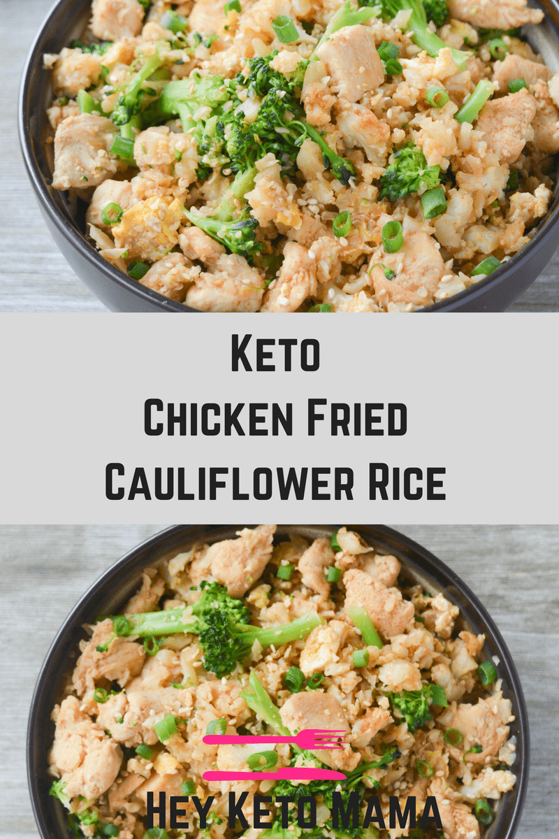 Keto Cauliflower Rice
 Keto Chicken Fried Cauliflower Rice Hey Keto Mama