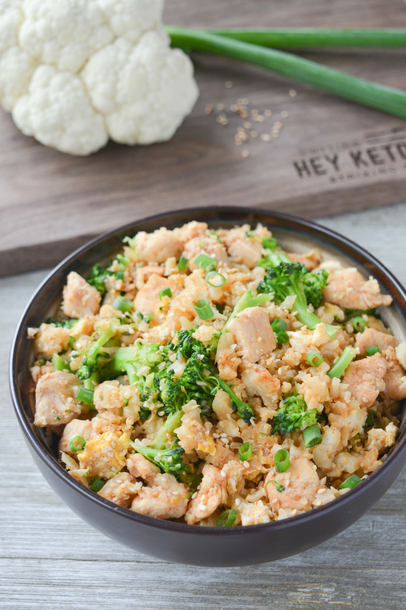 Keto Cauliflower Rice
 Keto Chicken Fried Cauliflower Rice Hey Keto Mama