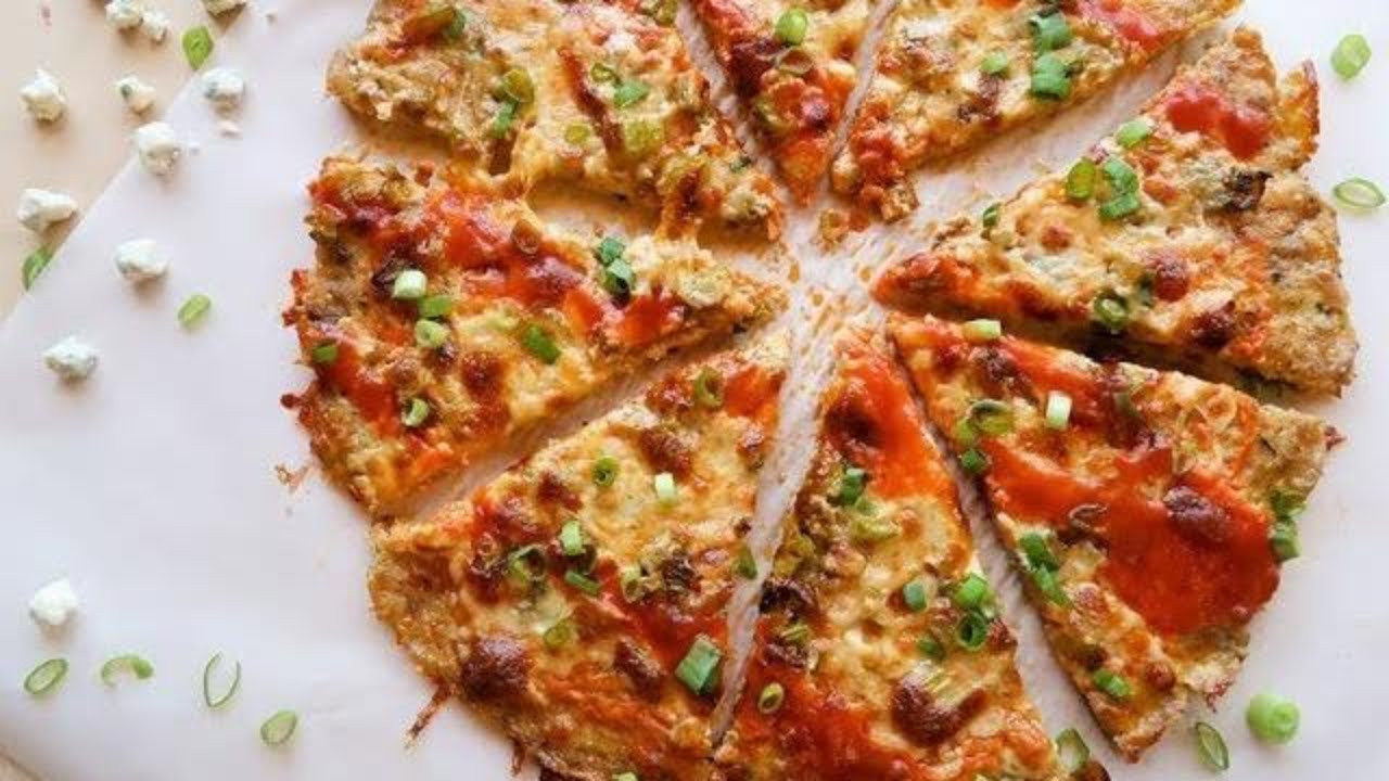 Keto Chicken Pizza
 Buffalo Chicken Crust Pizza