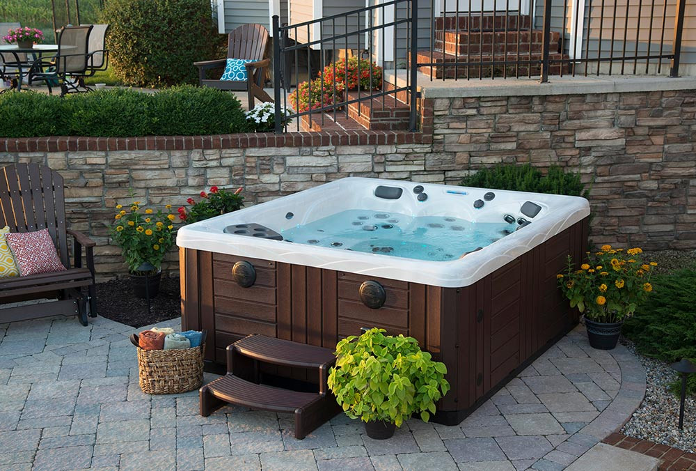 Keys Backyard Hot Tub
 Landscaping Ideas Fabulous Patio Backyard Hot Tub