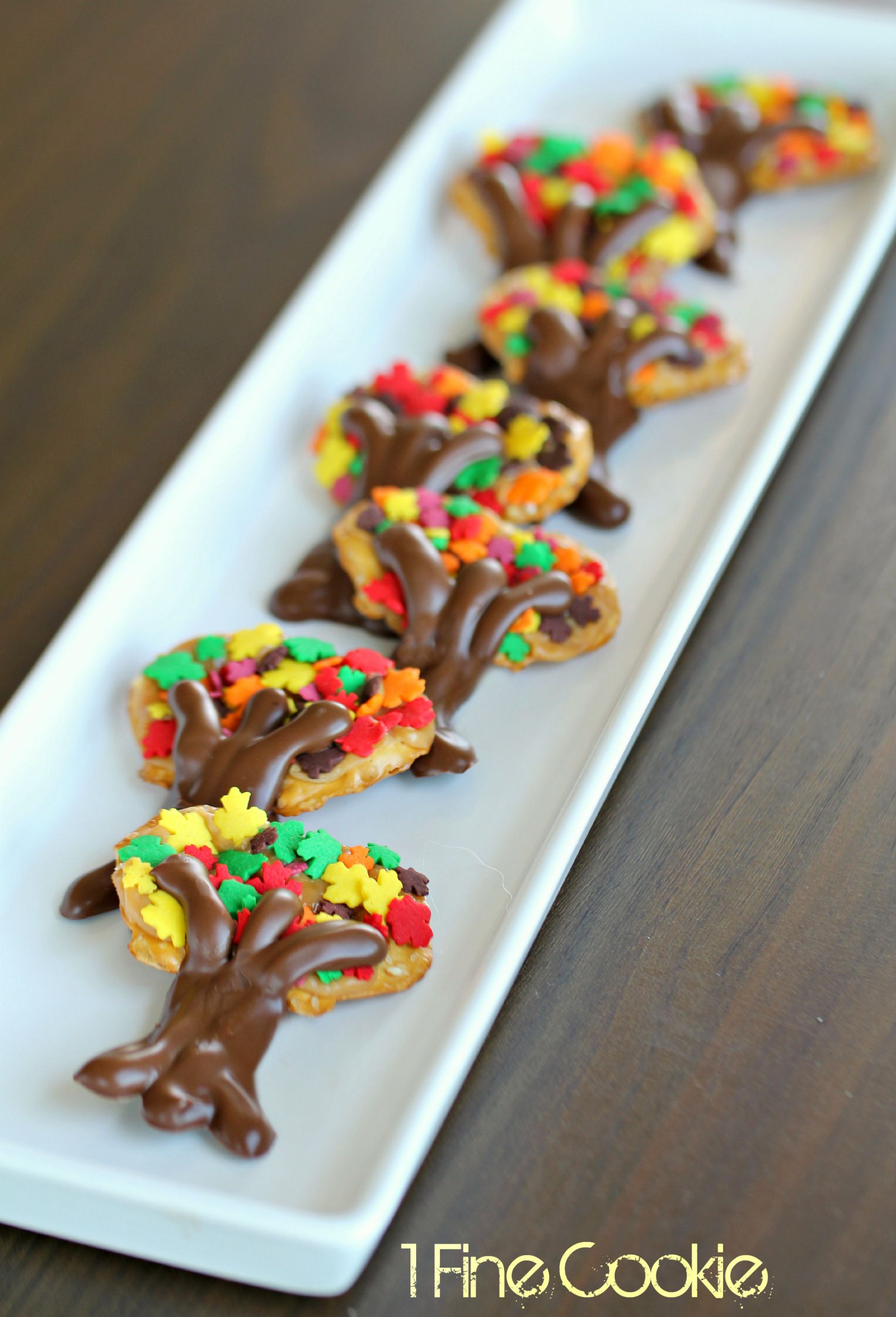 Kid Friendly Desserts Recipes
 Thanksgiving Caramel Pretzel Trees Recipe With Purty Fall