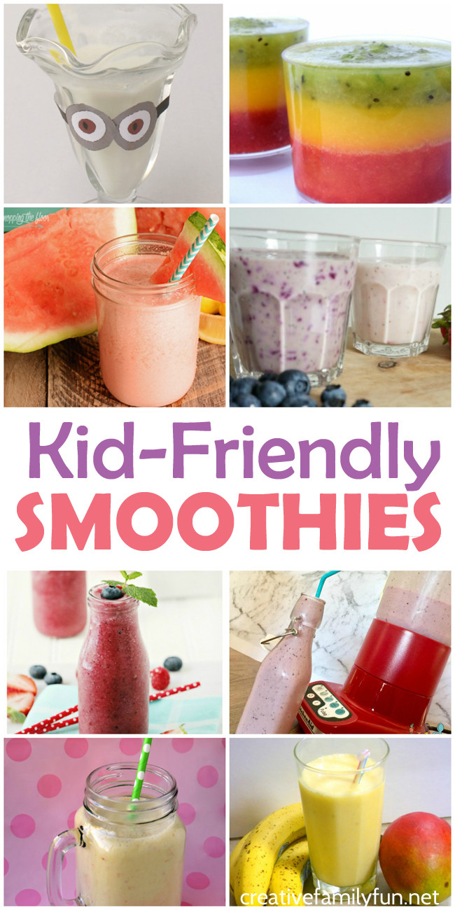 Kid Friendly Smoothie Recipes
 Simple Kid Friendly Smoothie Recipes Creative Family Fun