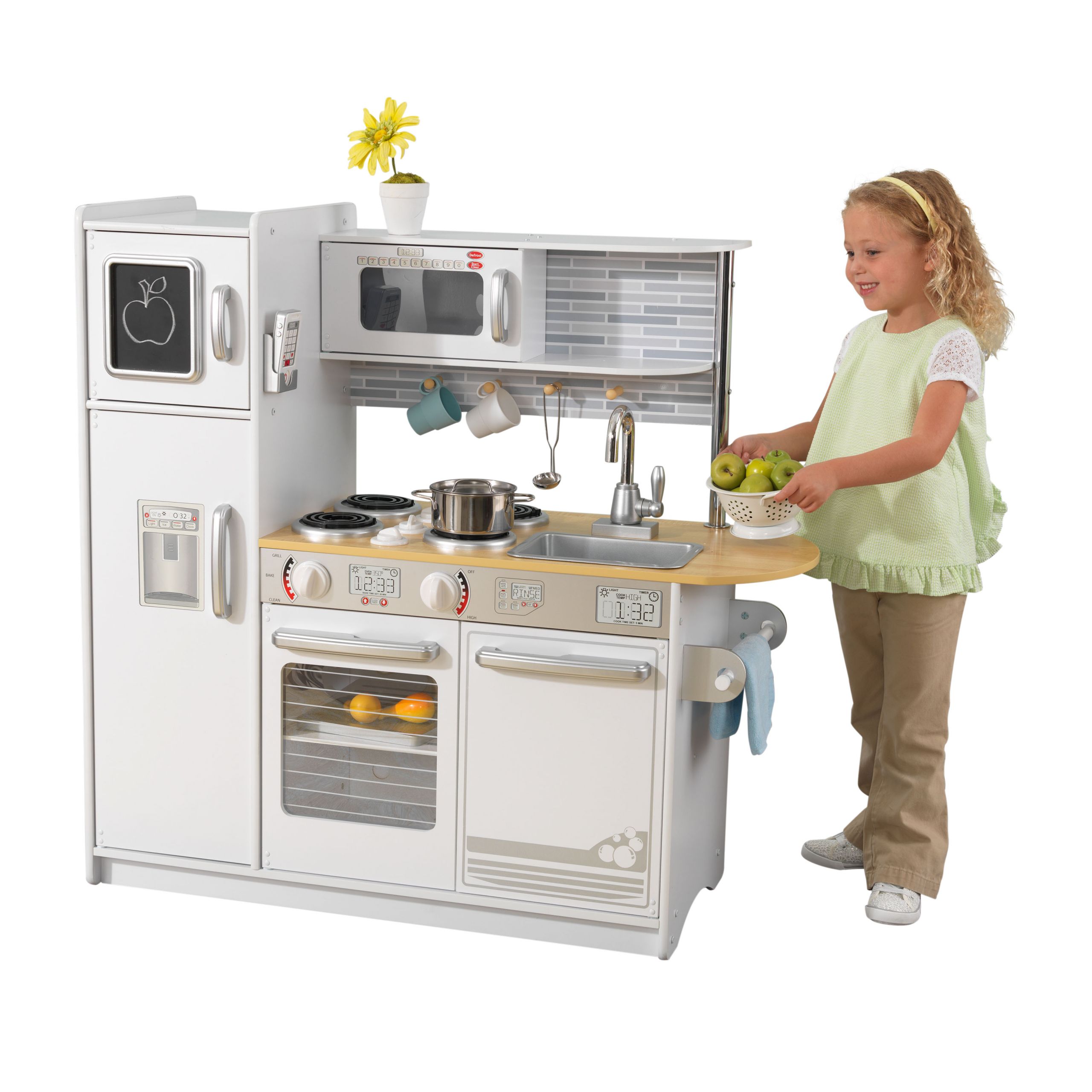 Kidkraft Retro Kitchen White
 KidKraft White Vintage Uptown Retro Kitchen Playset For