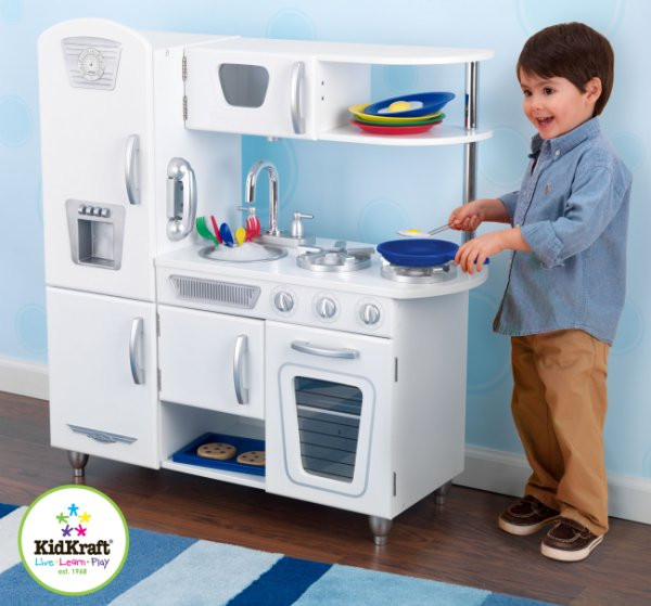 Kidkraft Retro Kitchen White
 KidKraft White Vintage Uptown Retro Kitchen Playset For