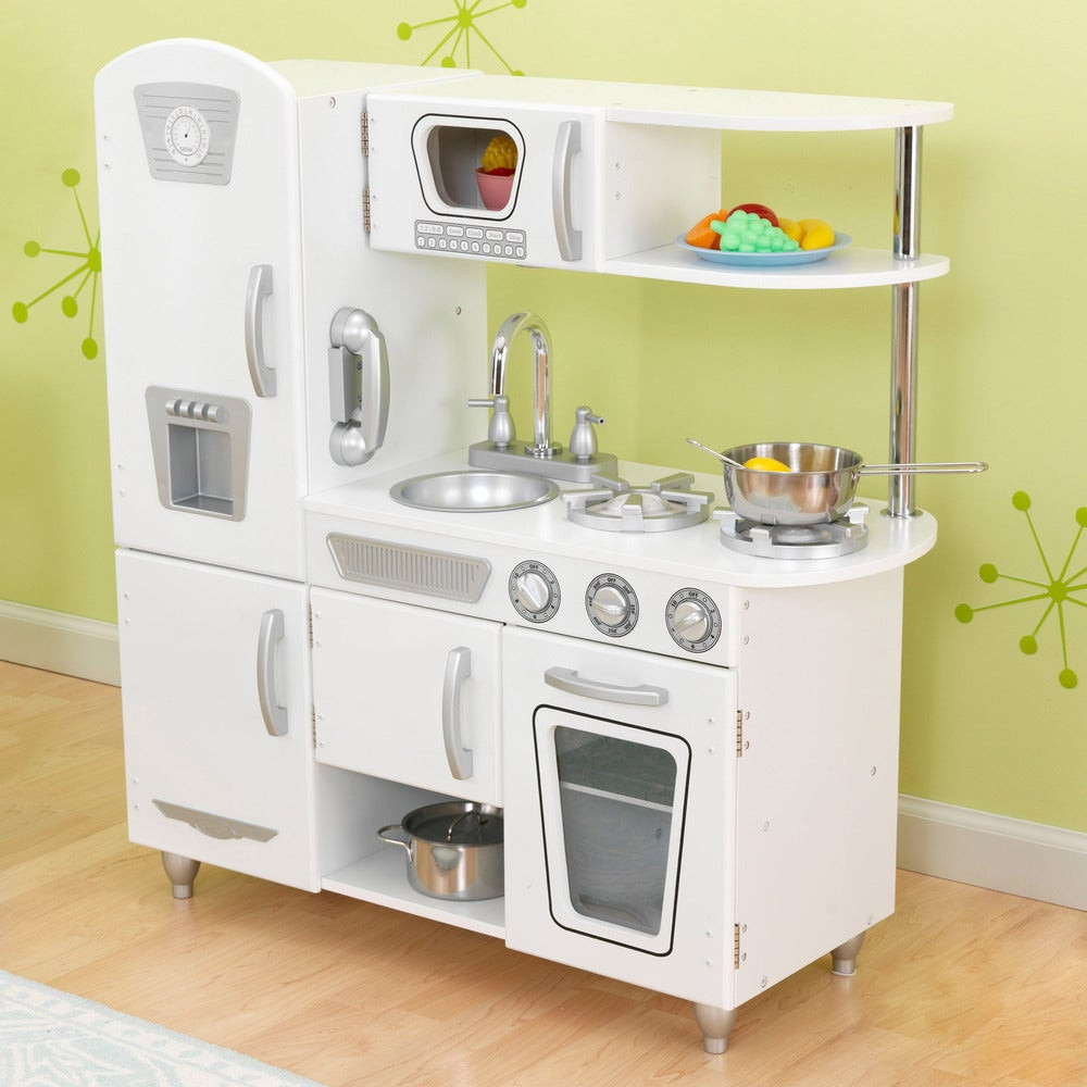 Kidkraft Retro Kitchen White
 KidKraft White Vintage Uptown Retro Kitchen Playset For