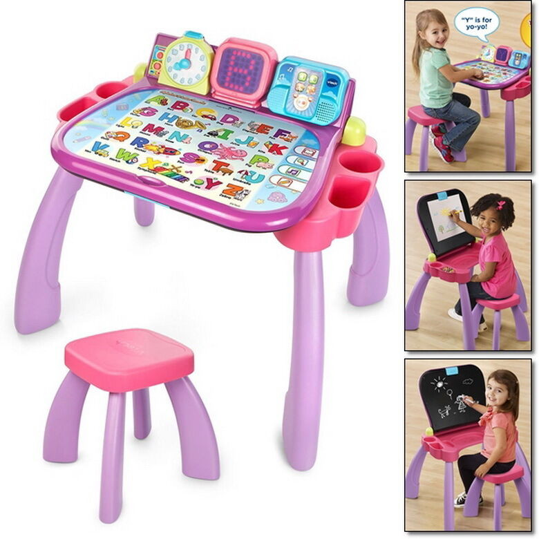 Kids Activity Table
 3 In 1 Learning Touch Learn Art Table Desk Toddler