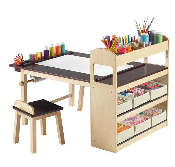 Kids Art Table With Storage
 15 Kids Art Tables and Desks for Little Picassos