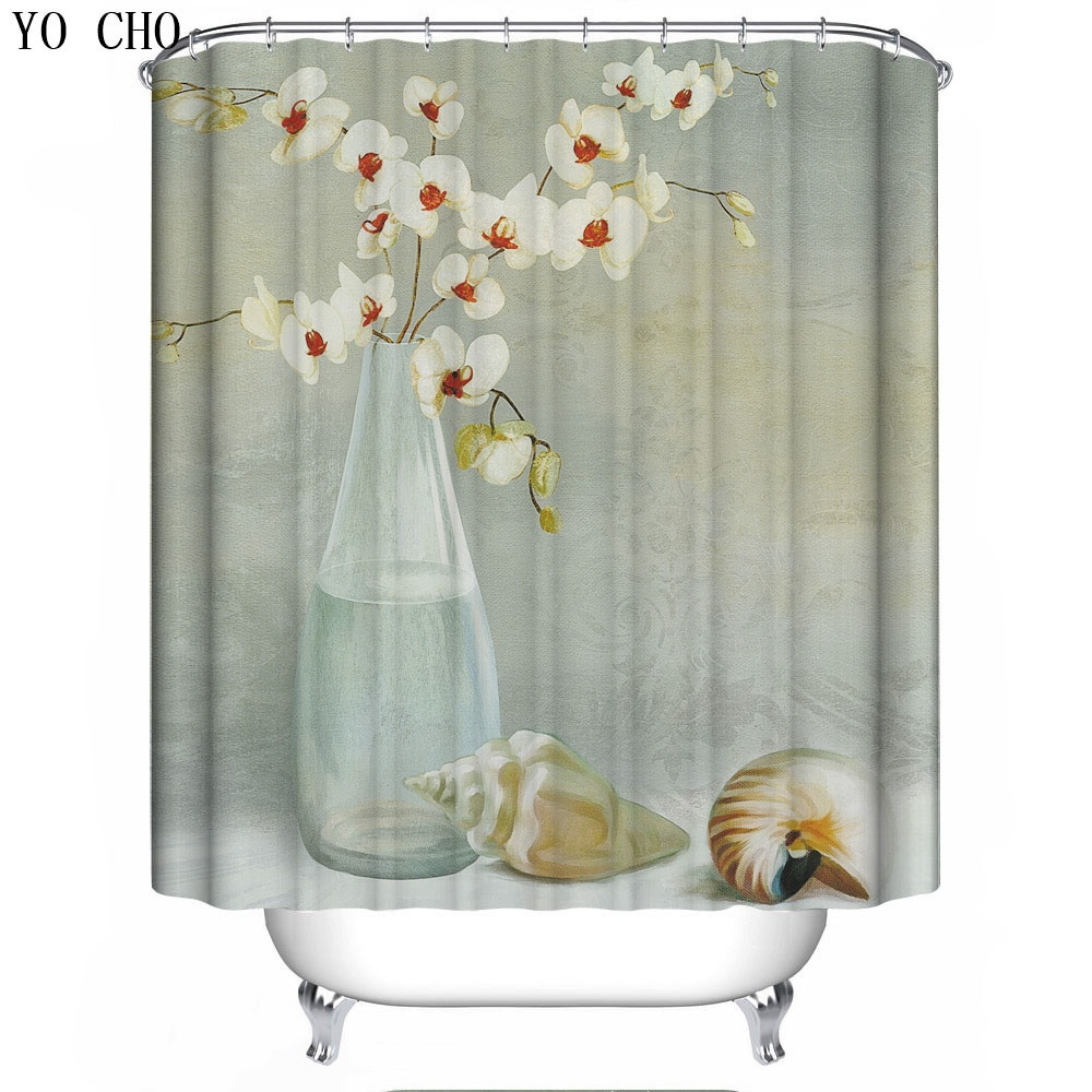 Kids Bathroom Curtains
 Washable Flower 3d Chrismas Bath Curtain for the bathroom