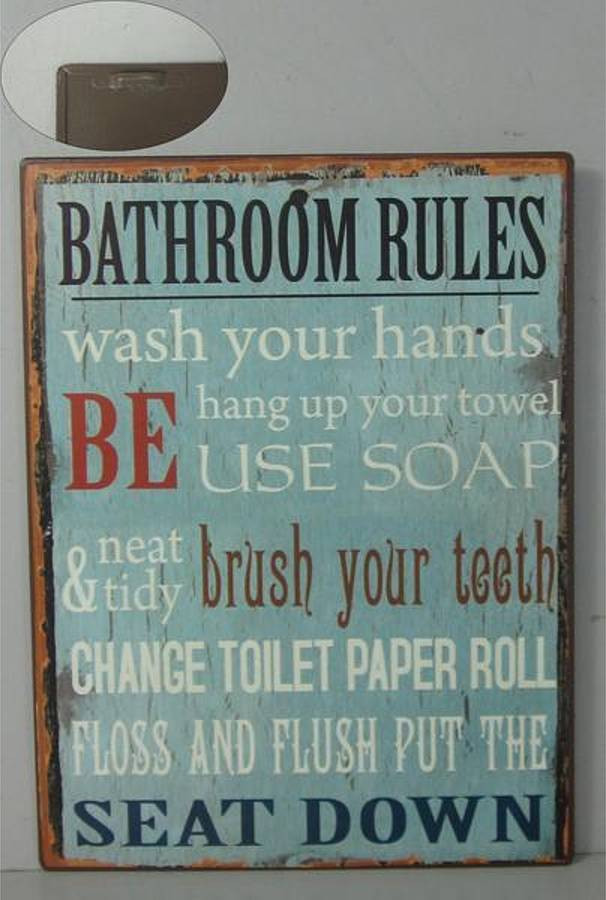 Kids Bathroom Signs
 family kids bathroom sign by mini u kids accessories ltd