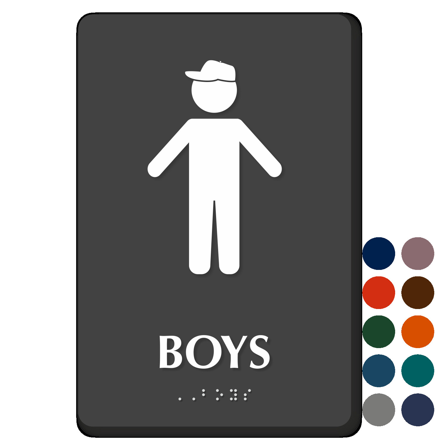 Kids Bathroom Signs
 Boys Bathroom Signs