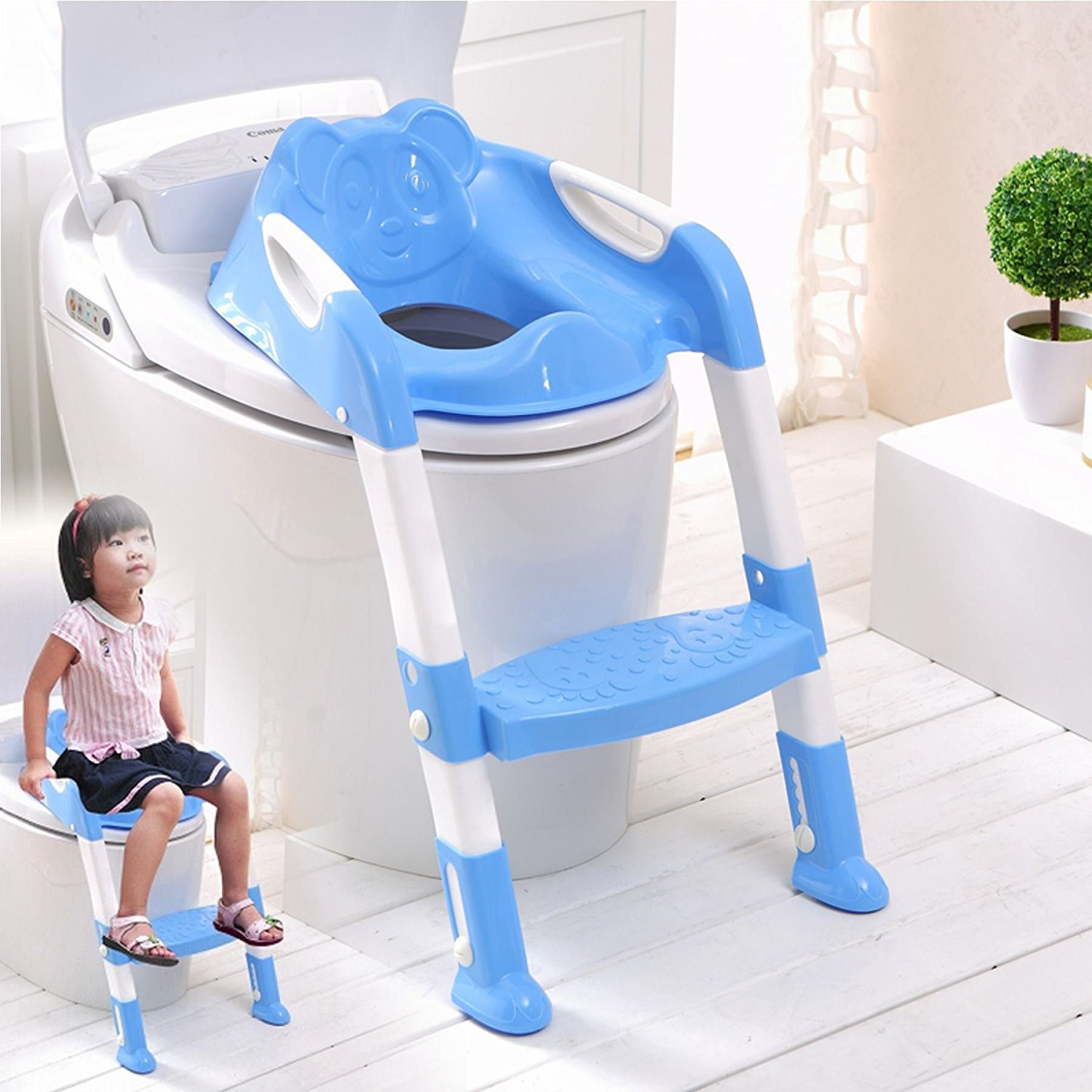 Kids Bathroom Stool
 NEW BABY KIDS TODDLER CHILD TOILET POTTY TRAINING STEP