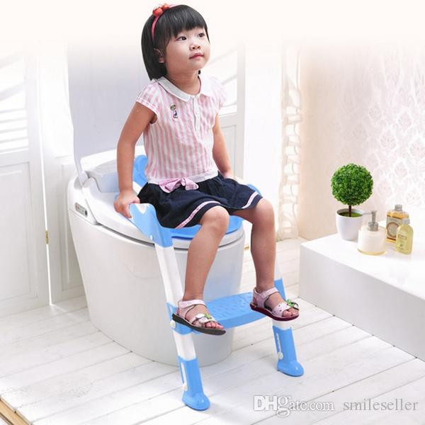 Kids Bathroom Stool
 2019 Baby Foldable Potty Kids Training Toilet Seat Anti