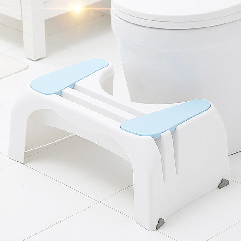 Kids Bathroom Stool
 Plastic Toilet Seat Footstool Adult Squat Stool Squatting
