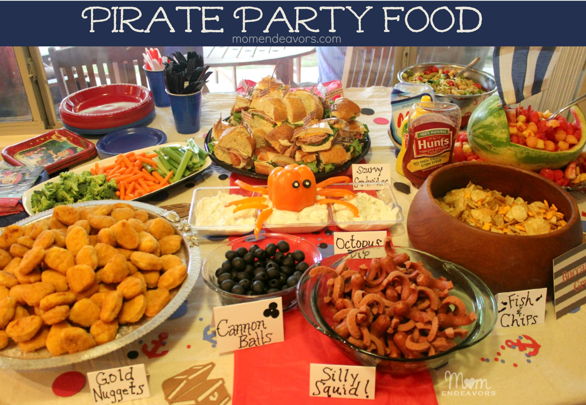 Kids Bday Party Snacks
 Jake and the Never Land Pirates Birthday Party Food