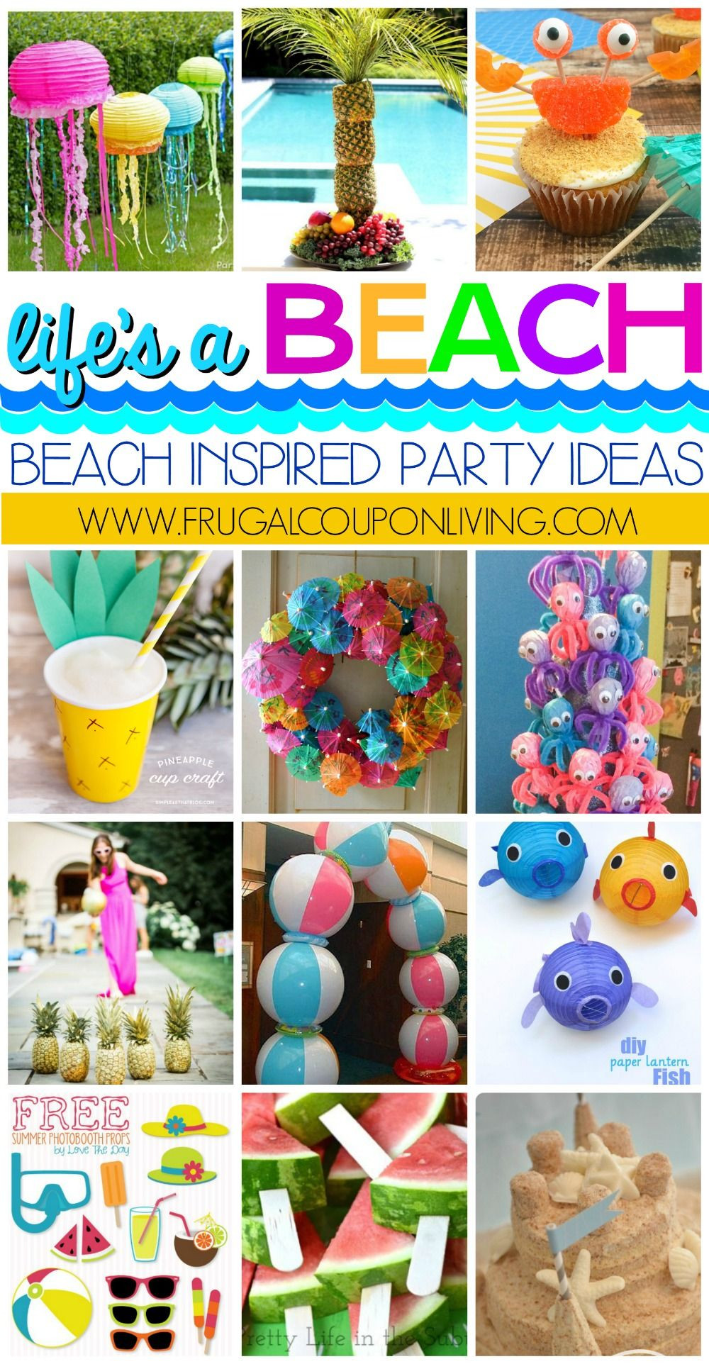 Kids Beach Birthday Party
 Beach Inspired Party Ideas