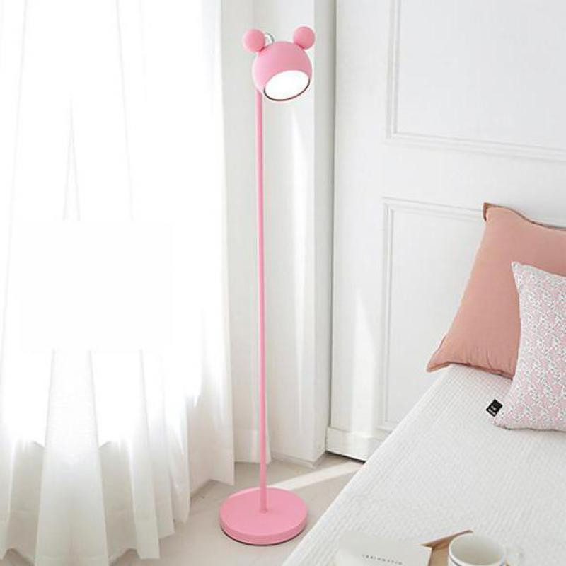 Kids Bedroom Floor Lamp
 133cm Kid room pink LED floor lamp Korean design tall