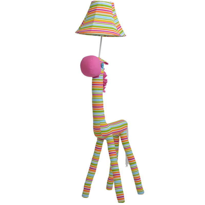 Kids Bedroom Floor Lamp
 Modern Fabric Animals Living Room Floor Lamp Children Kid