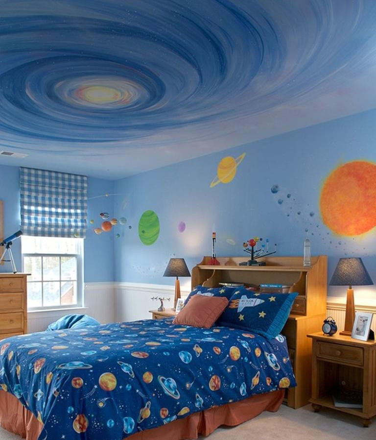 Kids Bedroom For Boys
 15 Fun Space Themed Bedrooms for Boys Rilane