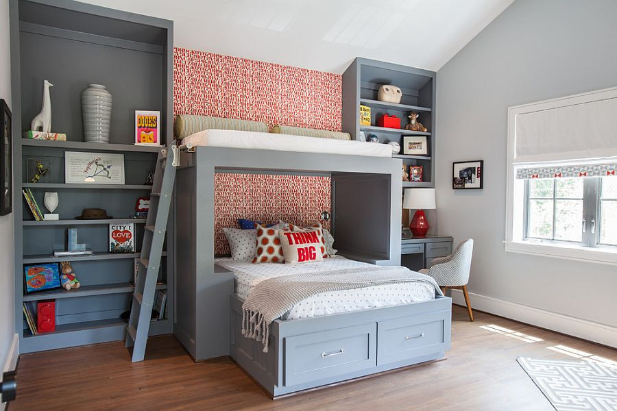 Kids Bedroom For Boys
 25 Cool Kids’ Bedrooms that Charm with Gorgeous Gray