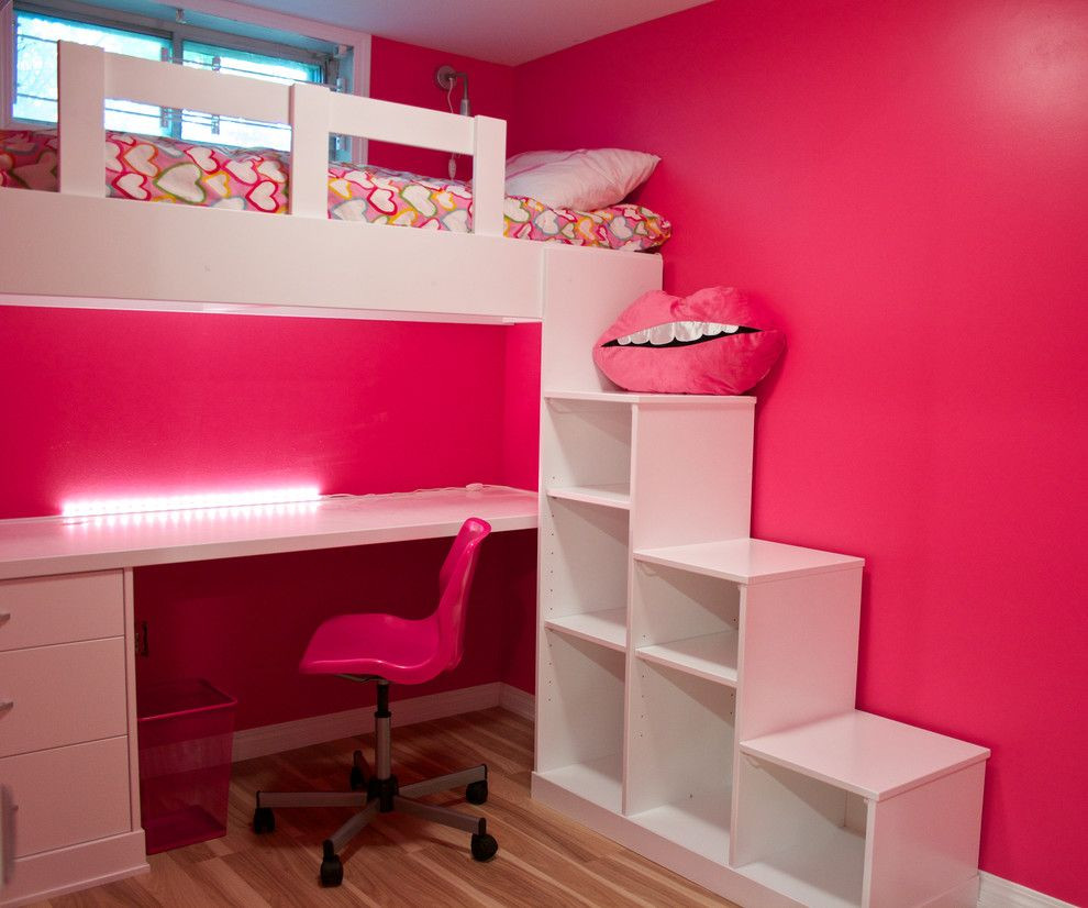 Kids Bedroom Set With Desk
 Cozy Kids Bedroom Using Bunk Bed Desk bo Ideas bedroom