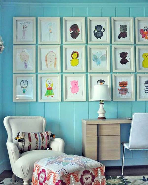 Kids Bedroom Wall Decor
 Top 28 Most Adorable DIY Wall Art Projects For Kids Room