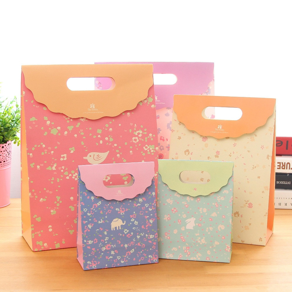 Kids Birthday Gift Bags
 Aliexpress Buy 9 bags of Cute Paper Bag Gift Wrap