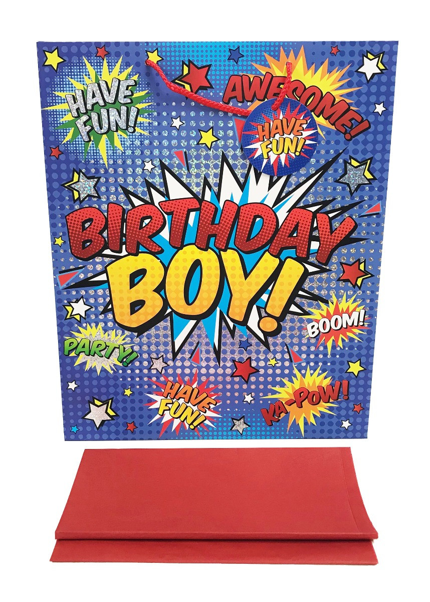 Kids Birthday Gift Bags
 Birthday Gift Bag Extra Boys Kids Party Tissue Paper