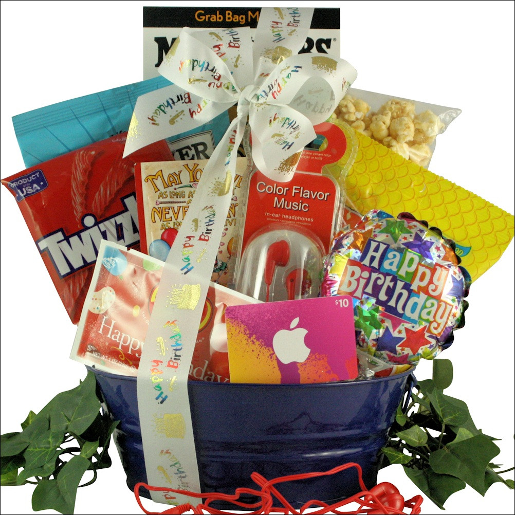 Kids Birthday Gift Baskets
 Birthday Tunes Kid s Birthday Gift Basket for Boys Ages