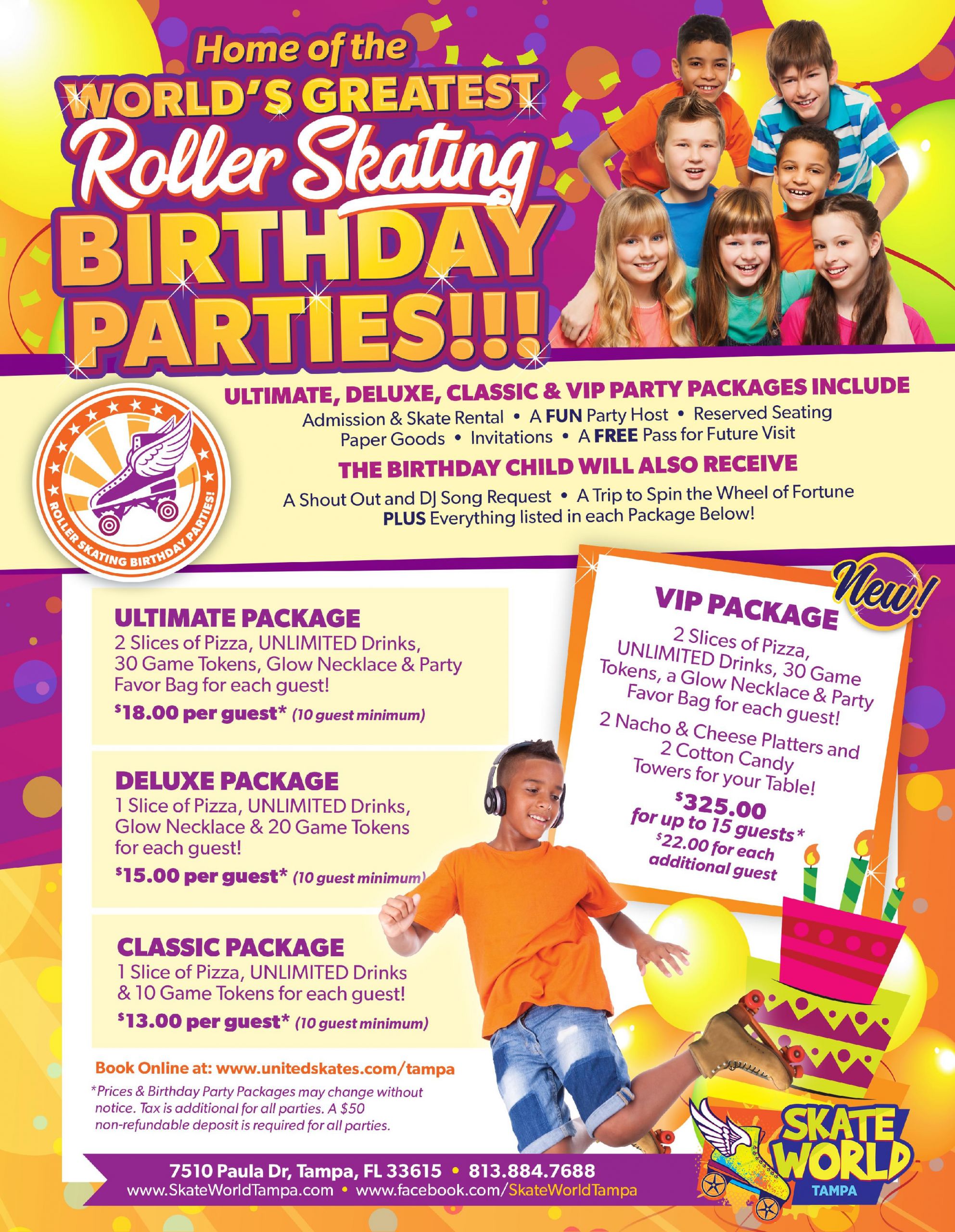 Kids Birthday Party Tampa
 Kids Birthday Parties