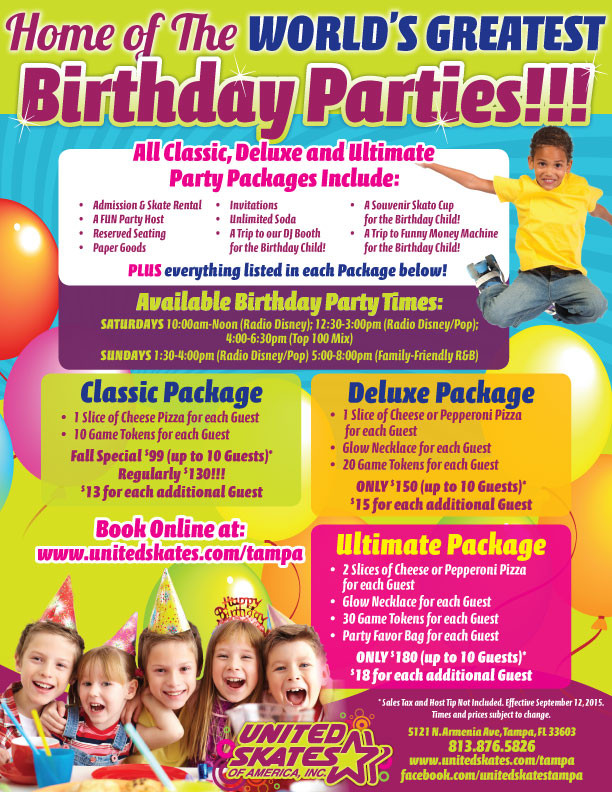 Kids Birthday Party Tampa
 Kids Birthday Parties Tampa FL