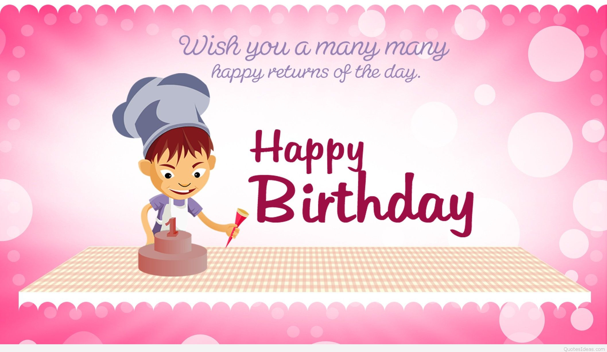 Kids Birthday Wishes
 New Happy birthday wishes for kids with quotes wallpapers