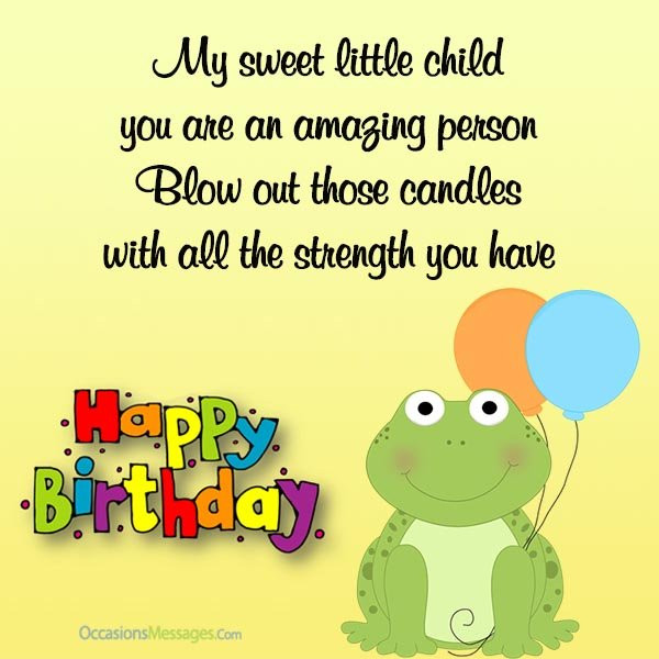 Kids Birthday Wishes
 Happy Birthday Wishes for Kids Occasions Messages