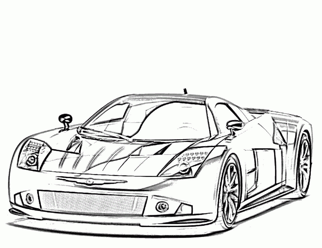 Kids Car Coloring Pages
 Free Printable Race Car Coloring Pages For Kids