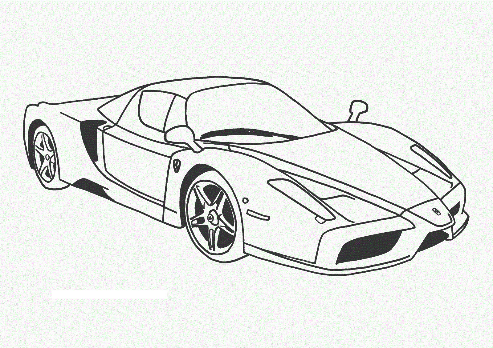 Kids Car Coloring Pages
 Free Printable Race Car Coloring Pages For Kids