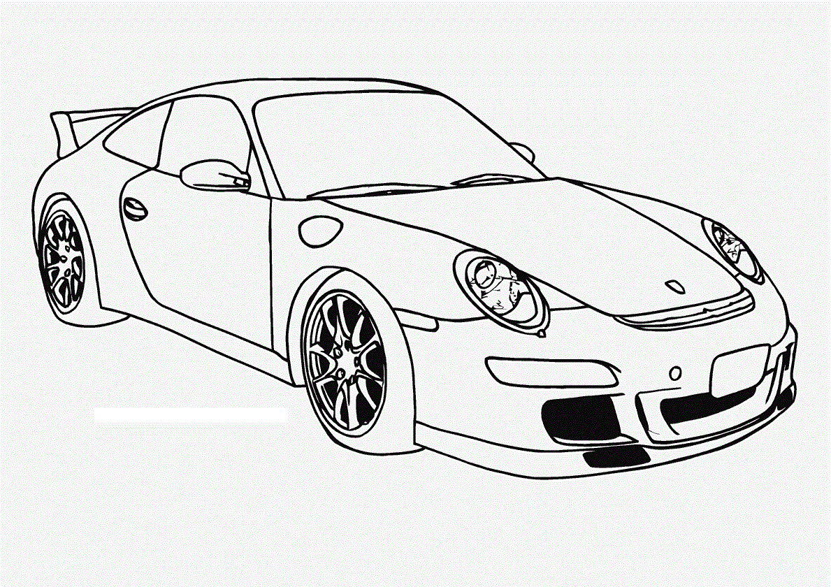 Kids Car Coloring Pages
 Free Printable Race Car Coloring Pages For Kids