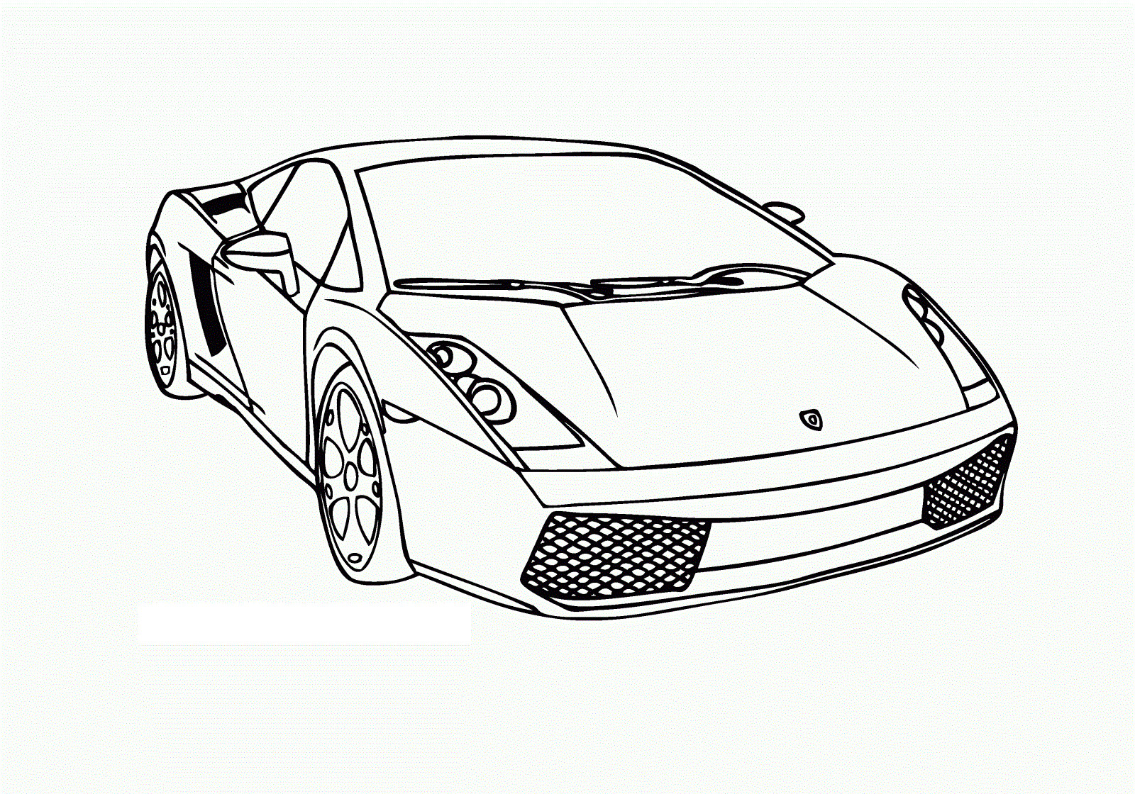 Kids Car Coloring Pages
 Free Printable Race Car Coloring Pages For Kids