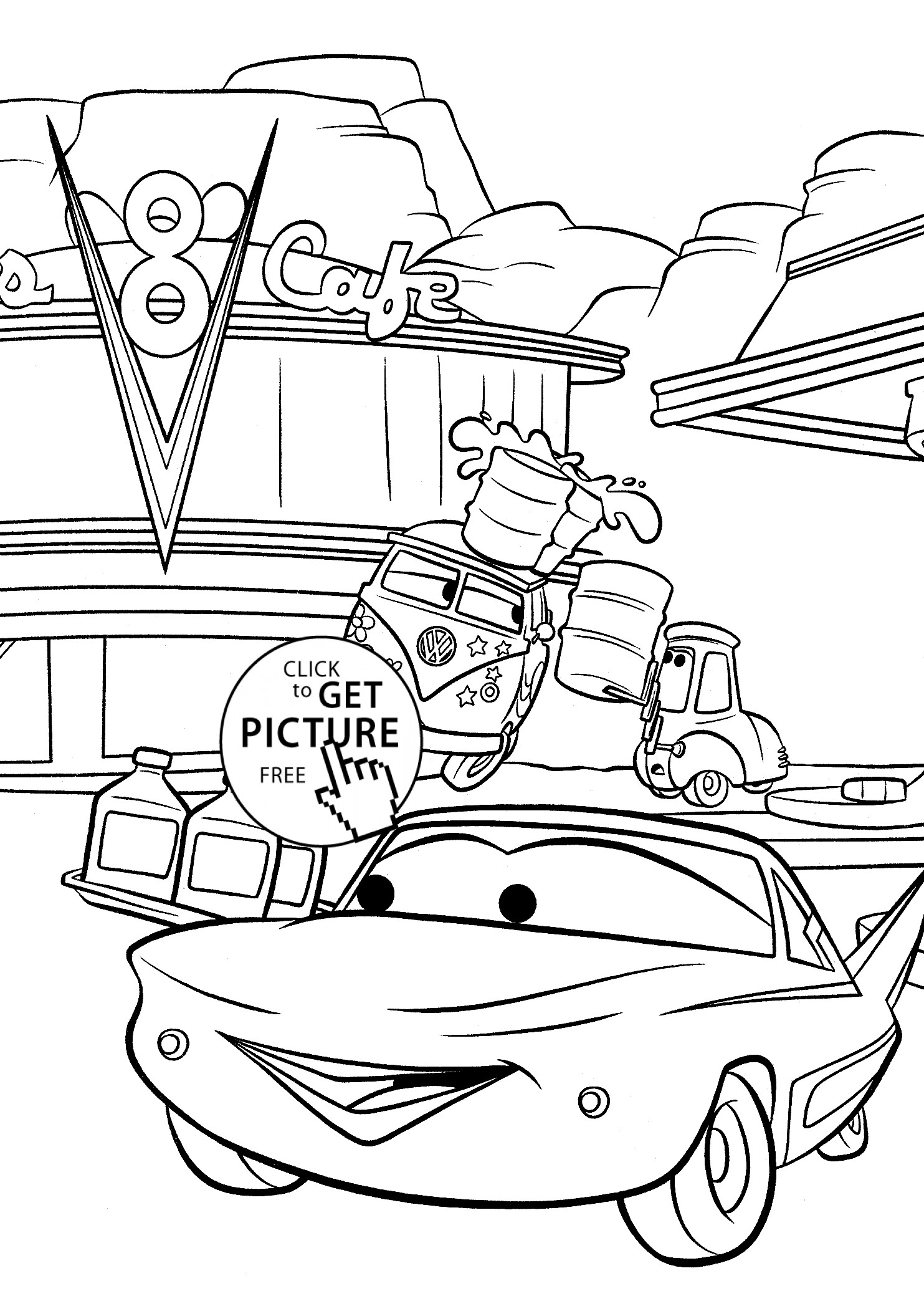 Kids Car Coloring Pages
 Cars coloring pages for kids printable free